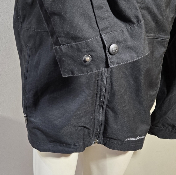 Eddie Bauer Full Zip Black Jacket Men's Size Medium - Picture 5 of 7